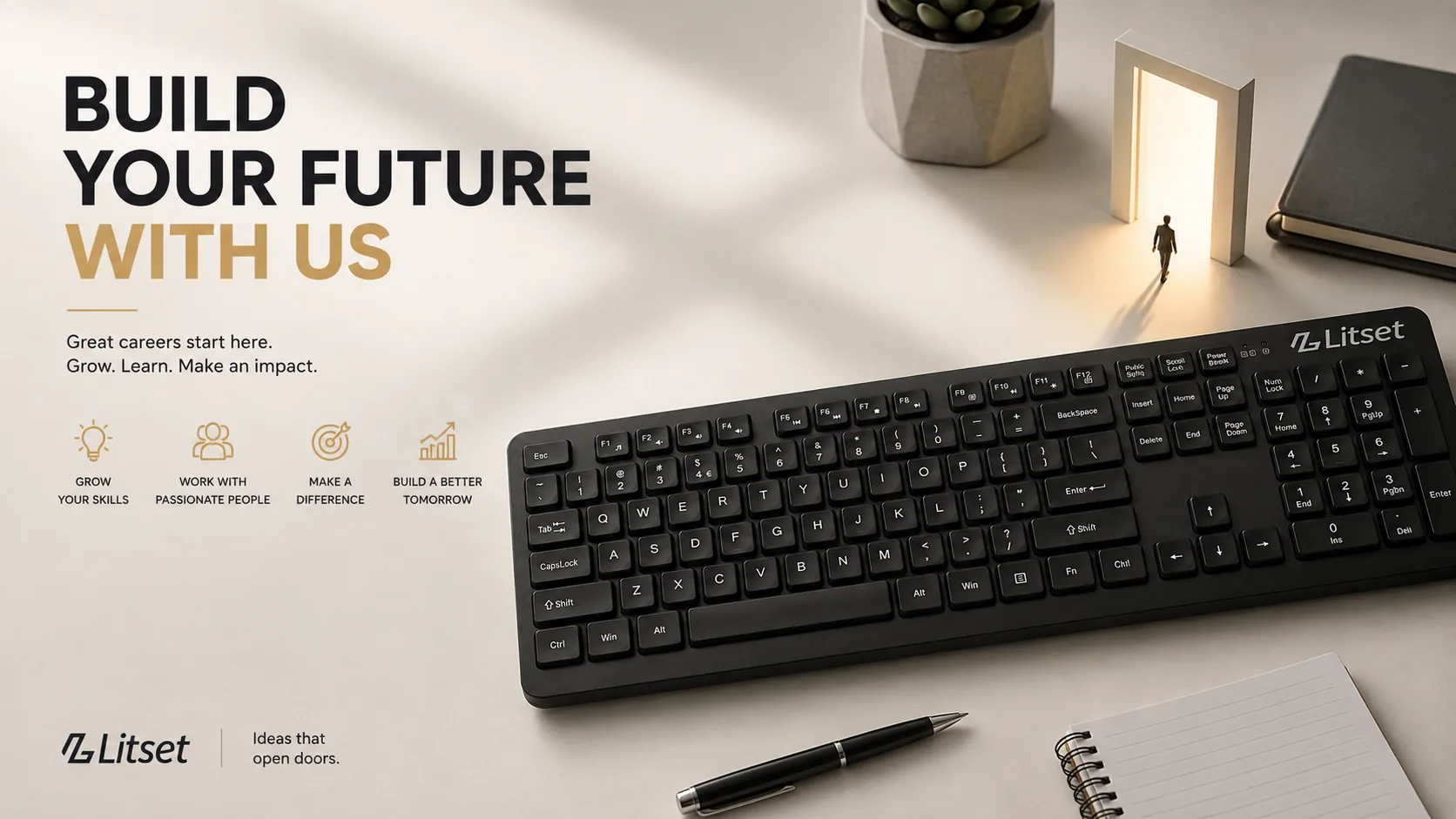 Build your future with us &mdash; great careers start here at Litset