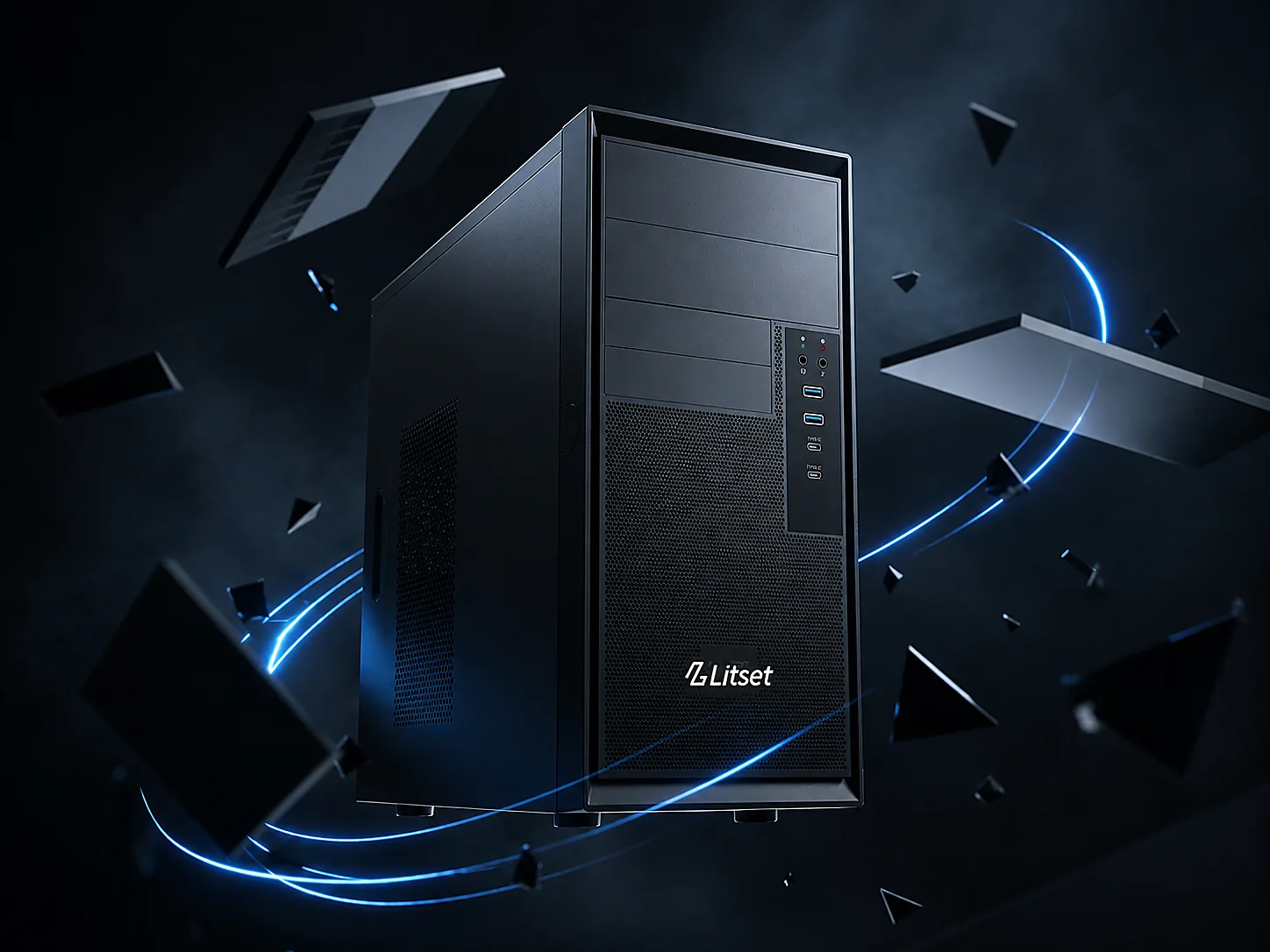 Litset desktop tower product render